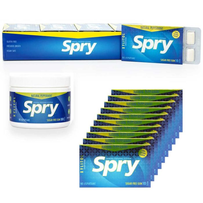 SPRY Peppermint Xylitol Gums